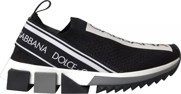 Black White Slip On Sorrento Sneakers Shoes