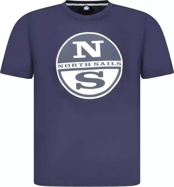 Blu Cotton Men T-Shirt