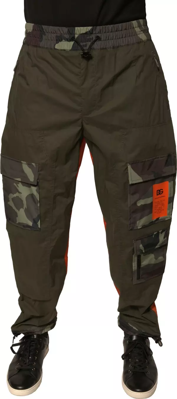 Multicolor Camouflage Jogger Cargo Pants