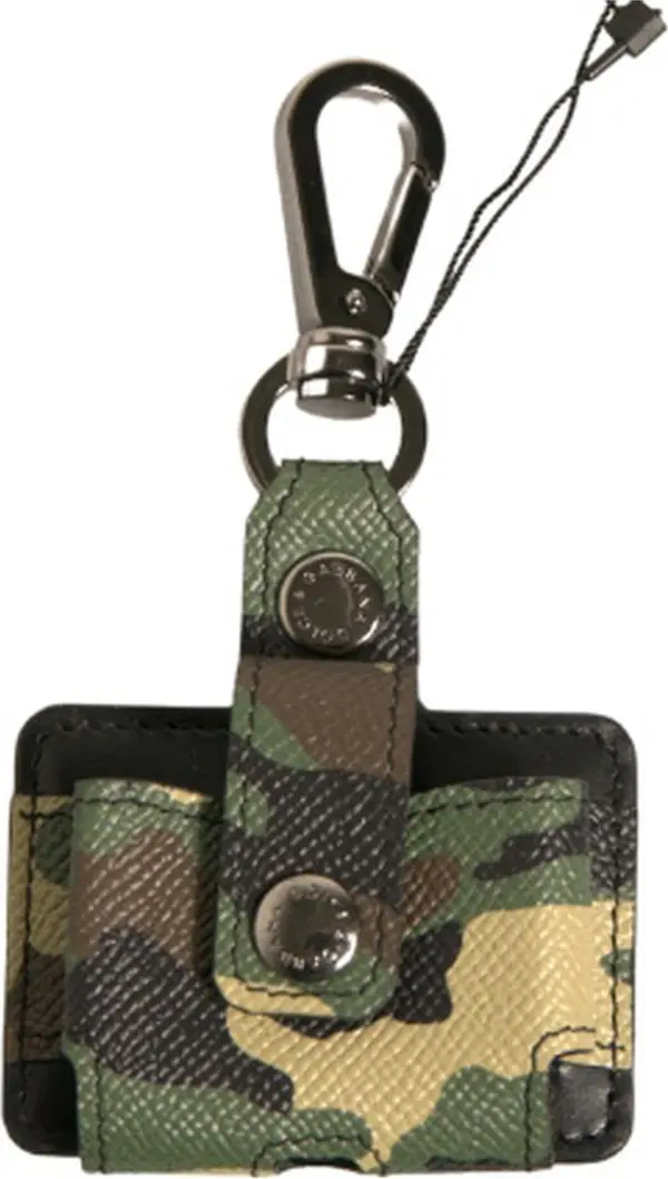 Multicolor Camouflage Leather Metal Airpods Case
