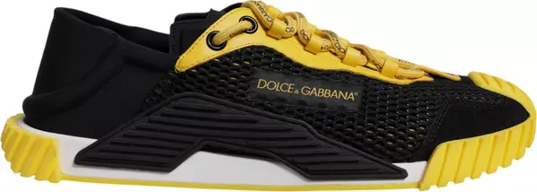 Black Yellow Low Top NS1 Sneakers Shoes