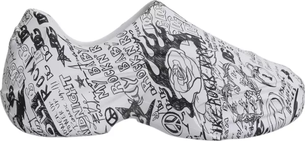 White Black Graffiti Daymaster Sneakers Shoes
