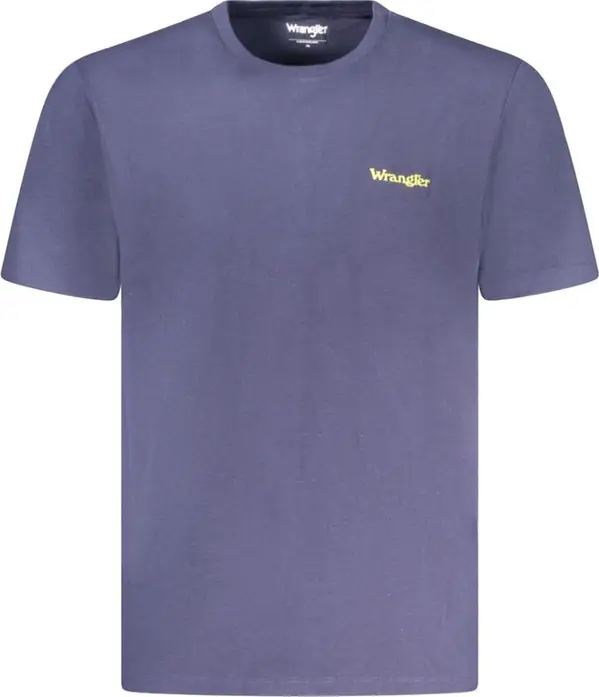 Blue Cotton Men's T-Shirt