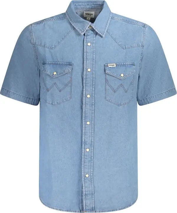 Azzurro Cotton Men Shirt