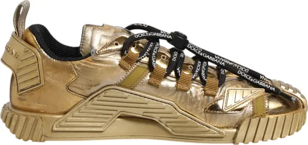 Gold Stretch Lace Up NS1 Sneakers Shoes