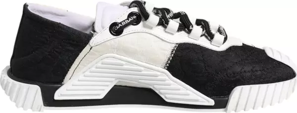 White Black NS1 Low Top Sneakers Shoes