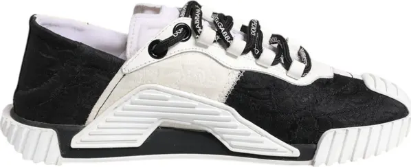 White Black NS1 Low Top Sneakers Shoes