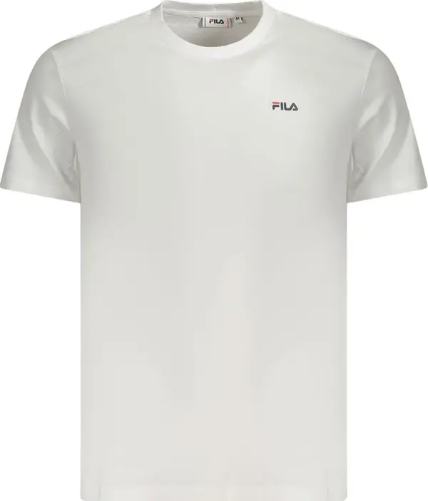White Cotton Men T-Shirt