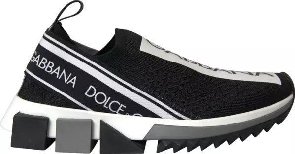 Black White Slip On Sorrento Sneakers Shoes