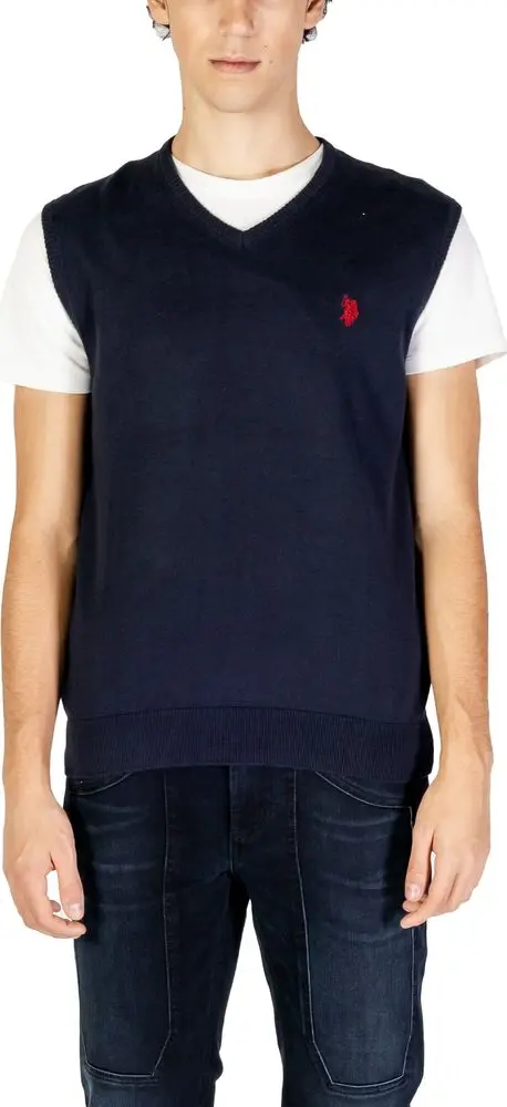 Blue Cotton Waistcoat