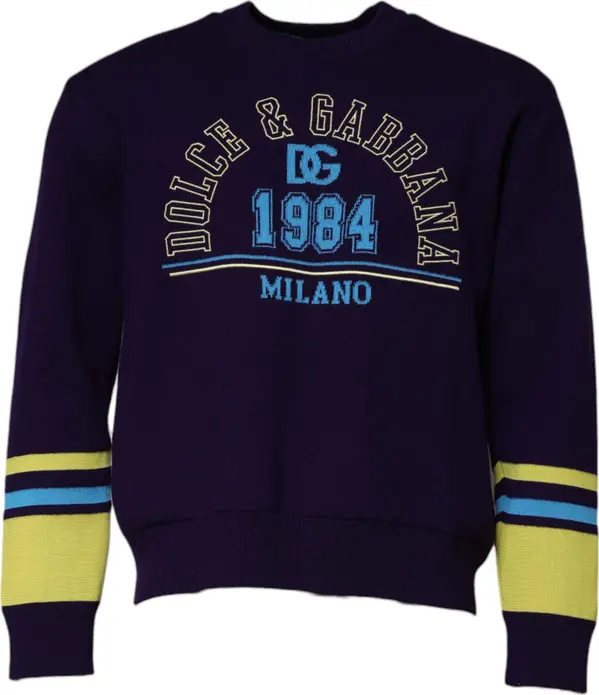 Blue 1984 Milano CrewNeck Sweatshirt Sweater