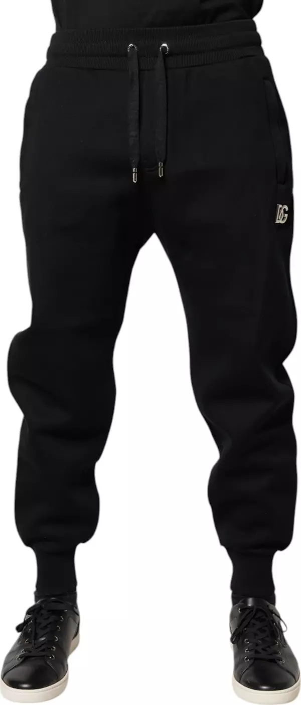 Black Modal Jogger Jogging Pants