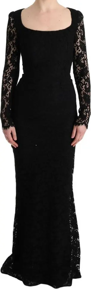 Black Cotton Cocktail Dress