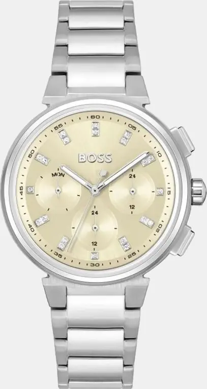 Silver Stainless Steel Dress Watch