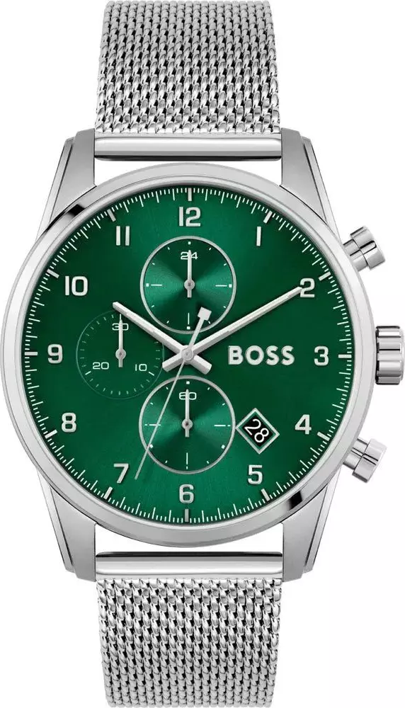Silver Stainless Steel Dress Watch