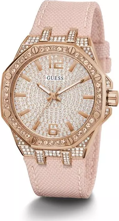 Multicolor Leather Dress Watch