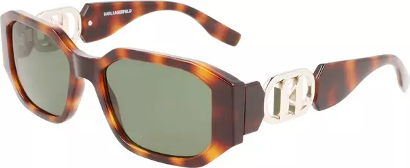 Brown Injected Sunglasses