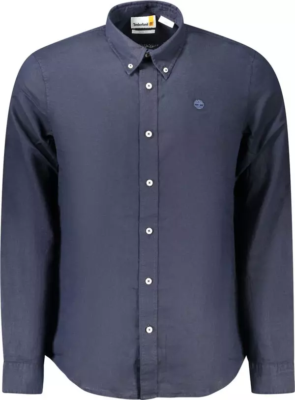 Blue Linen Men Shirt