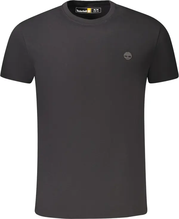 Black Cotton Men's T-Shirt