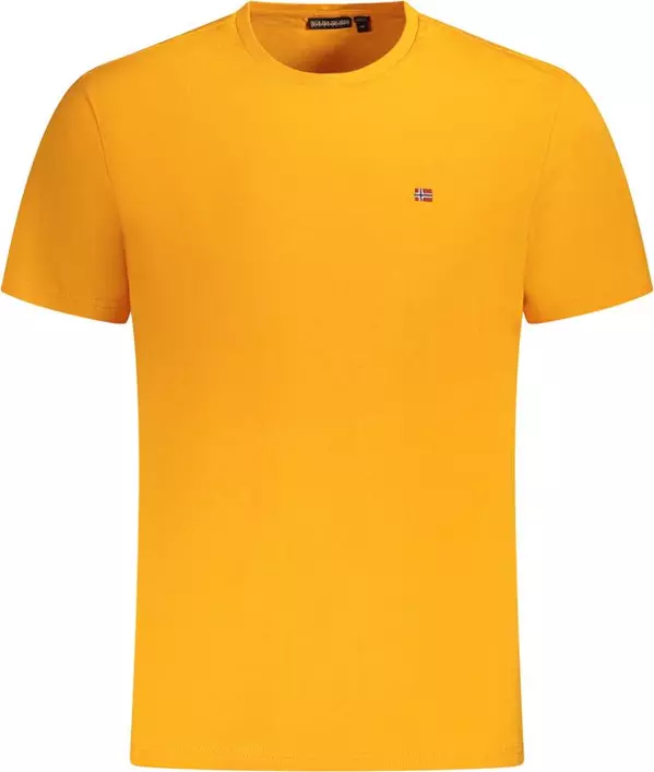 Arancione Cotton Men T-Shirt