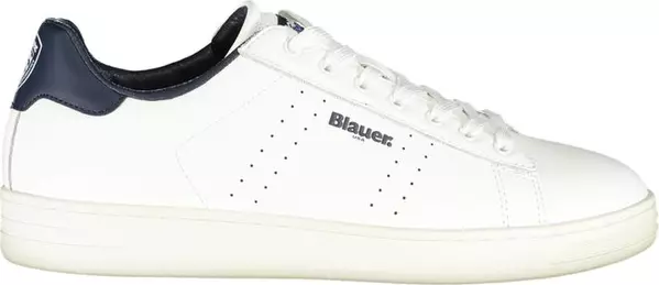 Bianco Polyurethane Men Sneaker