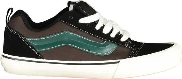 Black Polyester Men Sneaker