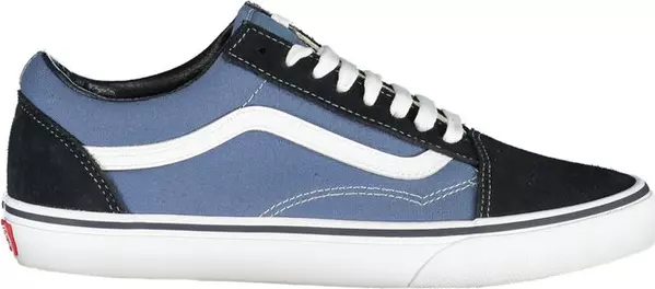 Blue Polyester Men's Sneaker