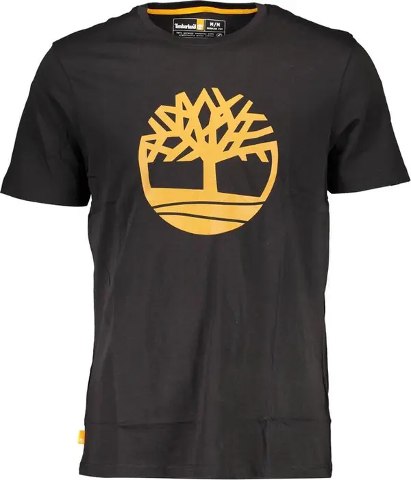 Black Organic Cotton Men T-Shirt