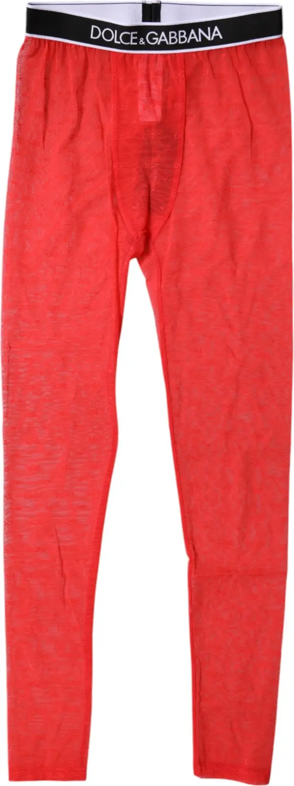 Red Logo Lace Lingerie Tight Pants Underwear