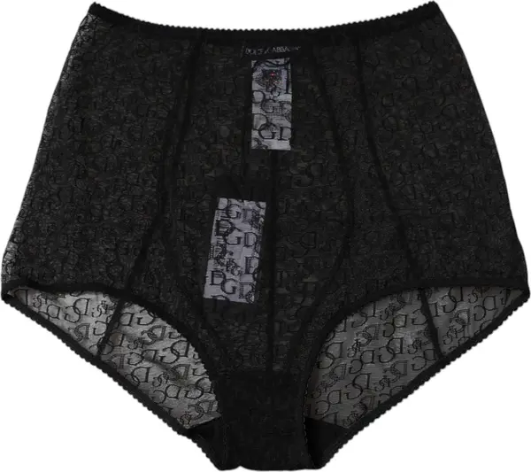 Black Logo Girdle High Waist Panty Underwear