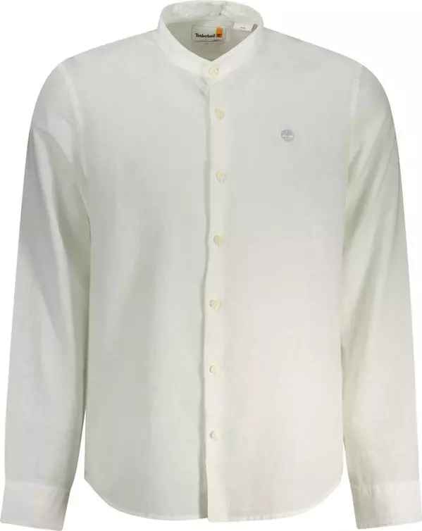 White Linen Men's Shirt