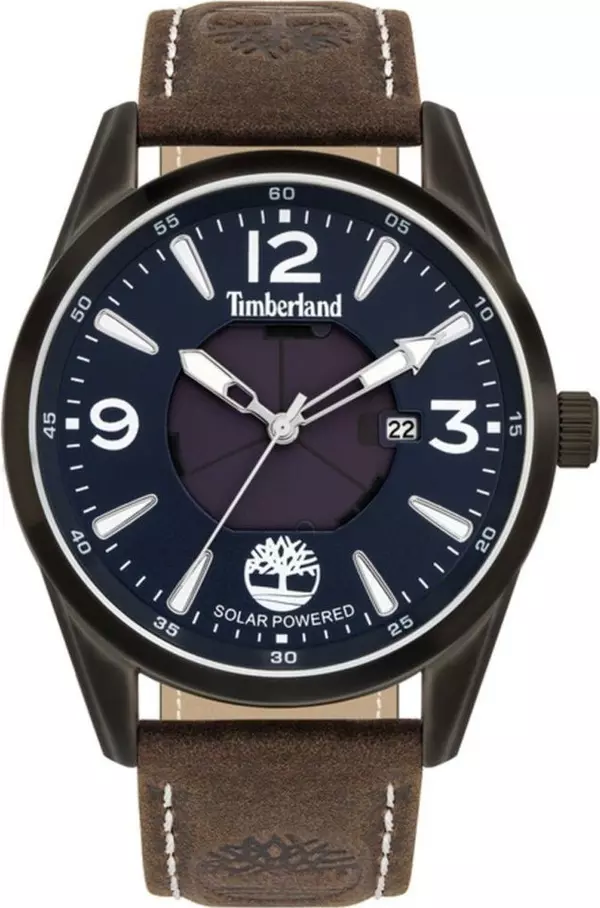 Brown Leather Dress Watch