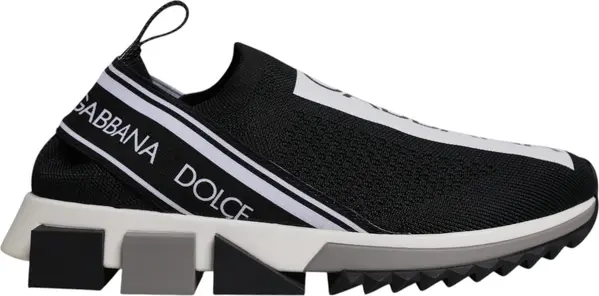 Black White Slip On Sorrento Sneakers Shoes
