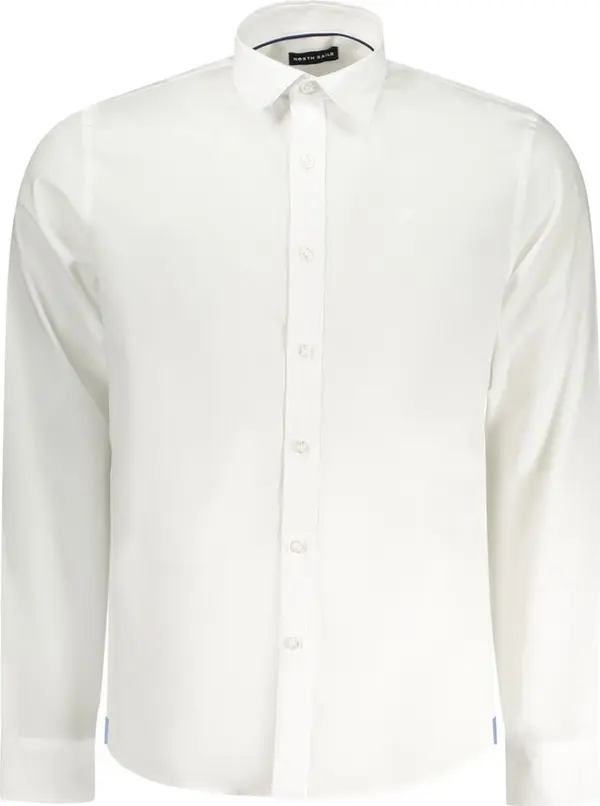 White Cotton Men Shirt