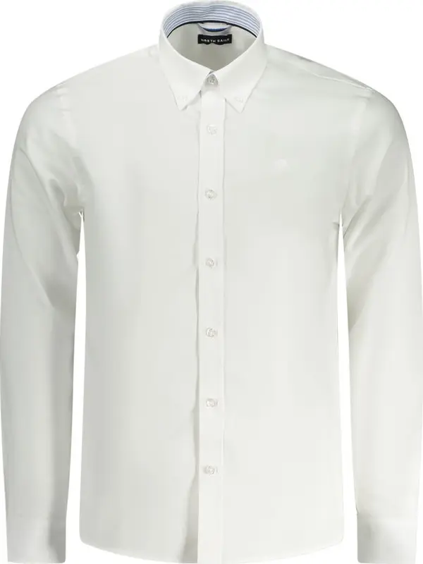 White Cotton Men's Shirt