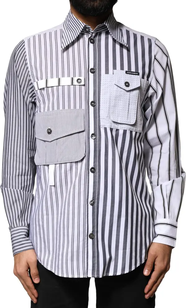 Multicolor Striped Button Down Casual Shirt