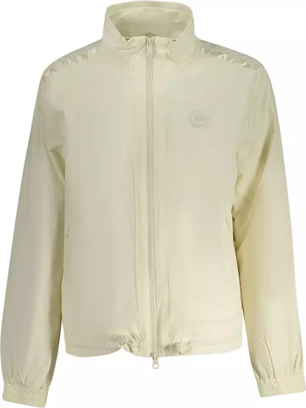 White Nylon Women's Jacket
