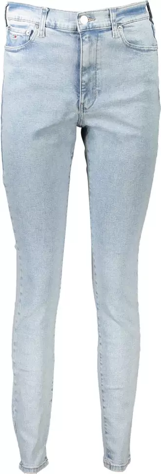 Azzurro Cotton Women Jeans