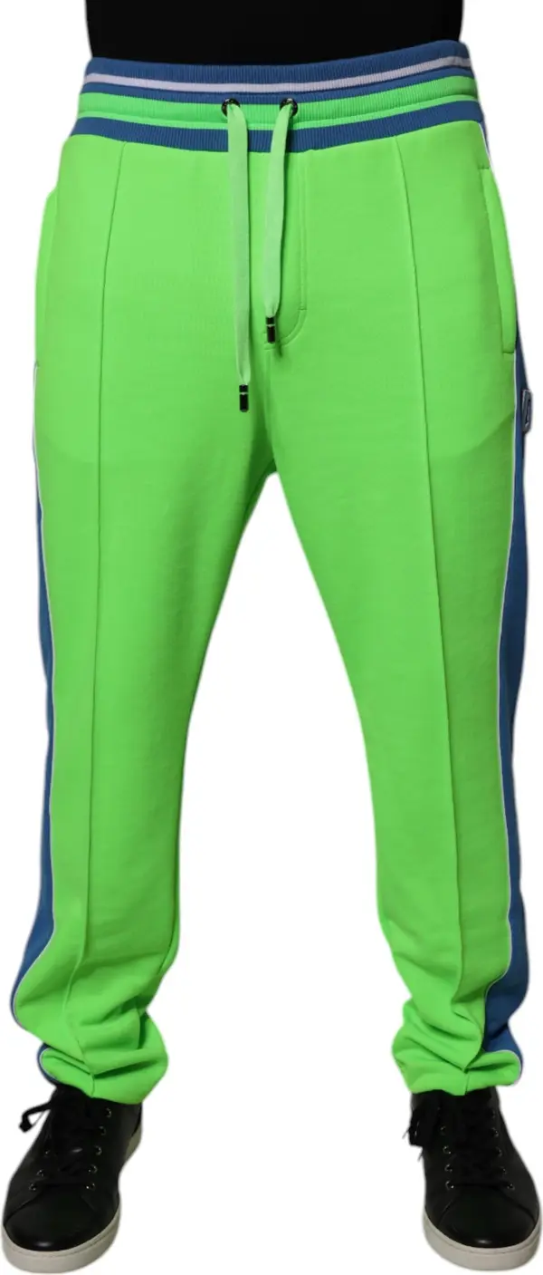 Green Blue Jogger Sweatpants Pants