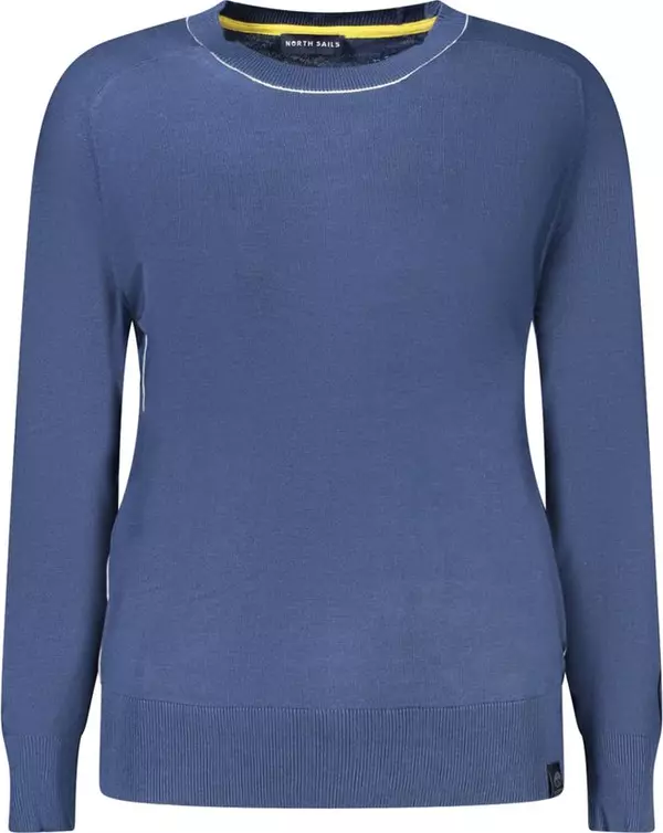 Blue Viscose Women's Sweater