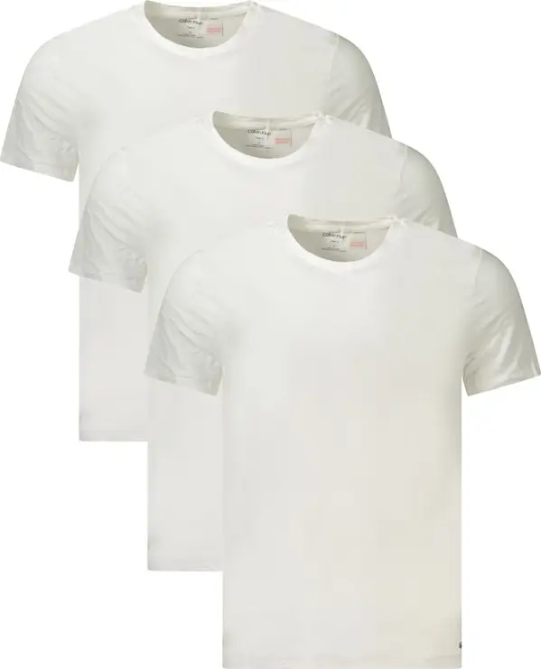 White Cotton Men T-Shirt