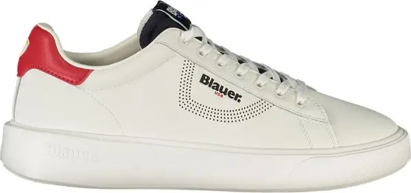 Bianco Polyurethane Men Sneaker