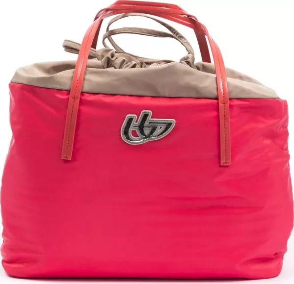 Red Polyester Women Shoulder Bag