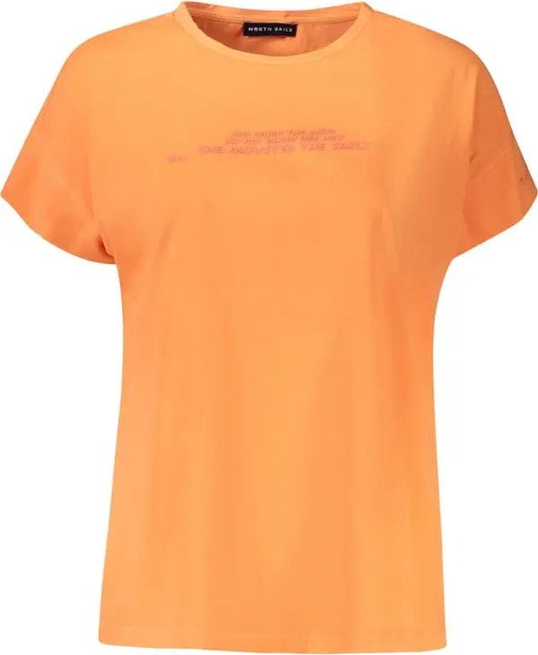 Arancione Cotton Women T-Shirt