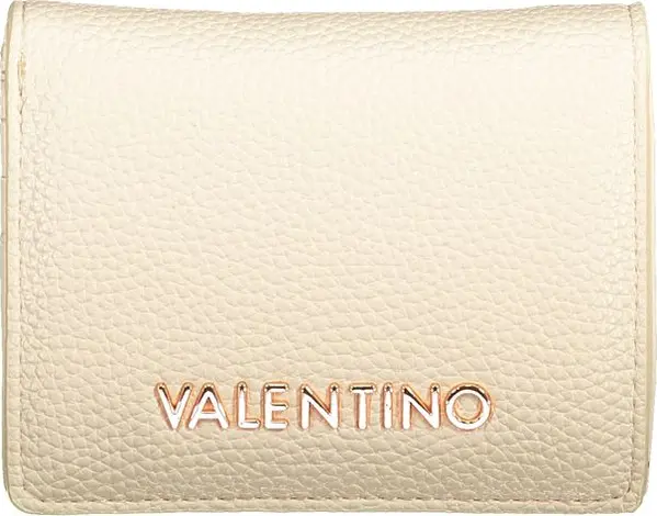 Beige Polyurethane Women's Wallet
