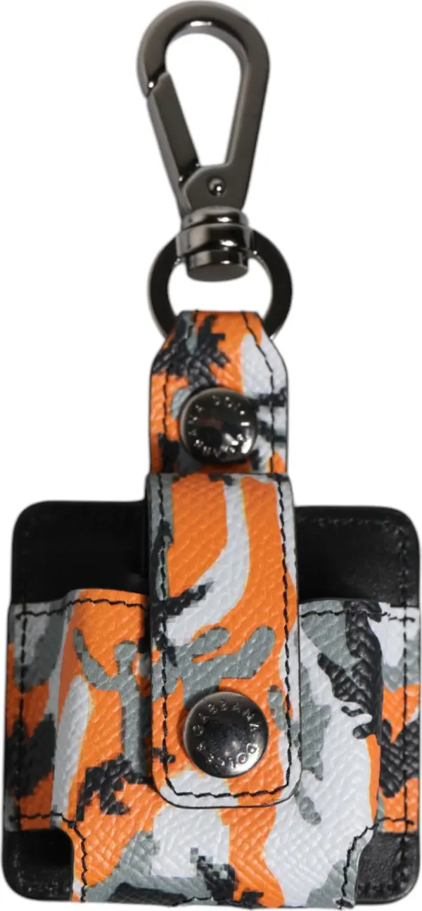 Multicolor Camouflage Leather Airpods Case