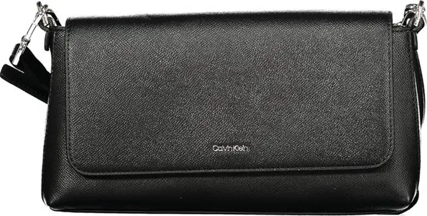 Black Polyurethane Women's Handbag