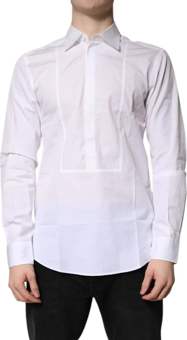 White Cotton Collared Dress Formal Shirt