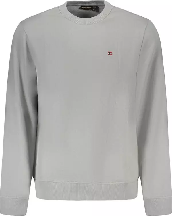 Gray Cotton Men's Sweatshirt