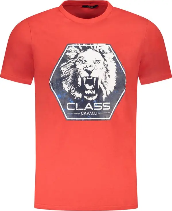 Red Cotton Men's T-Shirt
